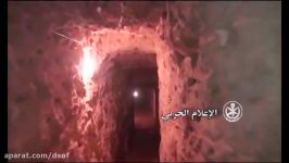 تونل 300 متری تروریست های تکفیری در حرستا
