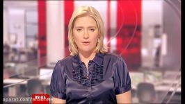 Victoria Hollins  BBC London News 29.06.12  Blue Satin Blouse Clip