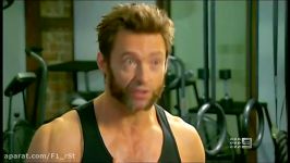 Hugh Jackman Interview on Wolverine and Les Miserables  Includes Childhood Photos