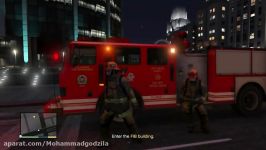 گیم پلی بازی Grand Theft Auto V  آتش نشان