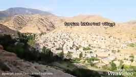 کلیپی دیدنی نمای روستای پلکانی هدف گردشگری،فارسیان