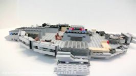 Lego Star Wars Millennium Falcon 7965  Built in Stop Motion