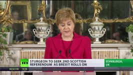 #IndyRef2 Sturgeon to seek second Scottish independence referendum over Brexit