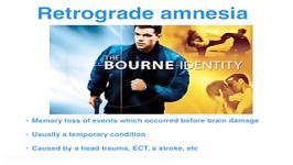 Retrograde vs. Anterograde Amnesia  VCE Psychology