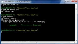 Git Tutorial  11  How to Move and Rename Files