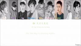 EXO  Lucky One Chinese version Color Coded Chinese PinYin English Lyrics