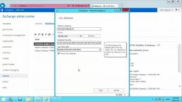 Exchange 2016 Part 3 Configuring Mailbox Database