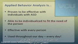 تحلیل رفتار کاربردیApplied Behaviour Analysis بخش ۱