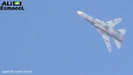 کوبیدن تروریست ها توسط جنگنده بمب افکن روسی در ادلب