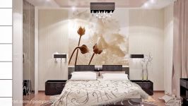 اتاق خواب زنانه  دکوراسیون داخلی زیبا شیک برای خانم