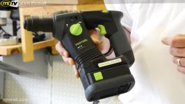 Festool BHC 18 Li ion Cordless SDS Hammer Drill  ITS TV