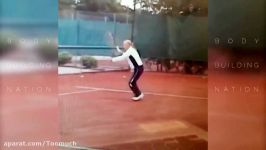 Caroline Wozniacki Exercise Ball   Body Building Nation