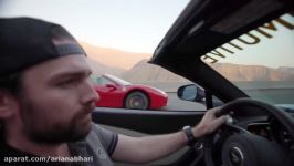 بهترین جاده های جهان Ferrari 488 Spider McLaren 650S