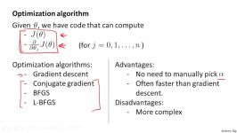 3.2.3 Logistic Regression Model  Advanced Optimization