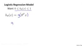 3.1.2 Logistic Regression  Hypothesis Representation