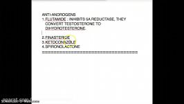 USMLE ANTIANDROGEN DRUGS