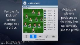 Chelsea 20162017 PES2017 Tactics