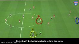 PES Passing  How to split the defence with Triangular Passing