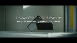 تضمین کیفیت در سامسونگ  تست سقوط