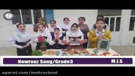 اجرای آهنگ نوروزی Grade3مدرسه بین الملل مهرتابان