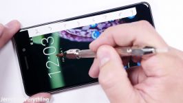 Nokia 6 Durability Test  Scratch Burn And BEND tested