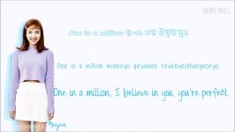 TWICE 트와이스 One In A Million Lyrics Han Rom Eng Color Coded