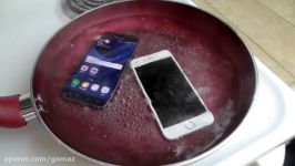 Samsung Galaxy S7 vs iPhone 6S Boiling Hot Water Test