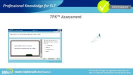 آزمون ارزشیابی دوره دانش حرفه ای آموزش TPK