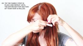 How to Rag Roll your Hair