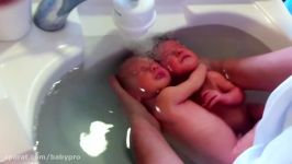Thalasso Bain Bébé Jumeaux  Twin Baby Bath