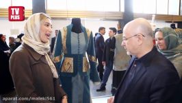 خانم بازیگر ستاره بزرگترین شوی لباس ایرانگزارشی ازافتتاحیه ششمین جشنواره مد لباس فجر