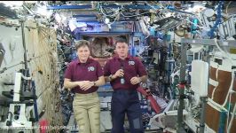 بحث درباره زندگی در فضا همراه خدمه ایستگاه فضایی ISS