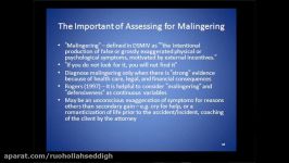 Assessing Malingering