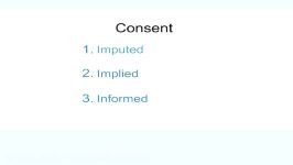 Informed Consent  Levels of Consent