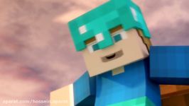 Flying Falling and Failing Minecraft Animation BPG