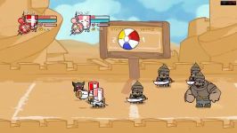 گیم پلی مرحله والیبال بازی Castle Crashers