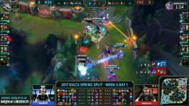 H2K vs FNC Highlights  EU LCS Spring 2017 Week 6 Day 1  League Of Legends