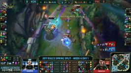 H2k vs Fnatic All Games Highlights  EU LCS W6D1 Spring 2017  H2k vs FNC All Games