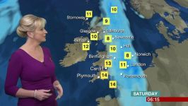 Carol Kirkwood  Breakfast Weather 10Nov2016 HD