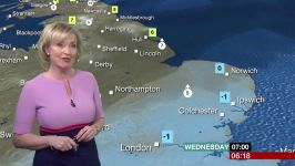 Carol Kirkwood  Breakfast Weather 18Jan2017 HD