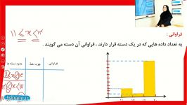 ریاضی هشتم فصل هشتم مبحث دسته بندی داده ها