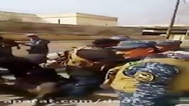 کتک خوردن داعشی توسط نیروهای عراقی در موصل