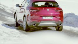 2017 Alfa Romeo Stelvio Euro spec winter driving footage