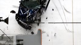 2014 Mitsubishi Lancer small overlap IIHS crash test