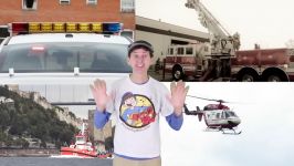 Finger Family Song  Emergency Vehicles with Matt  Action Song Nursery Rhyme  Learn English Kids