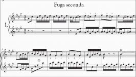 ABRSM Piano 2015 2016 Grade 6 A6 A6 Telemann Fuga Seconda TWV 30.21 26 Sheet Music