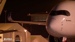 مراحل نصب موتور ترنت XWB بر روی هواپیما A350  1000