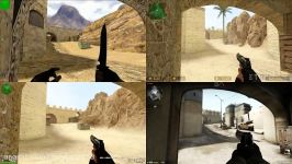 CS 1.6 vs CSS vs CSP vs CSGO  The differences de dust2