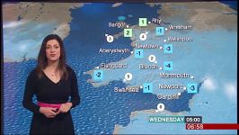 Behnaz Akhgar  BBC Wales Weather 29Nov2016 HD