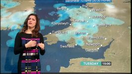 Behnaz Akhgar  BBC Wales Weather 13Dec2016 HD